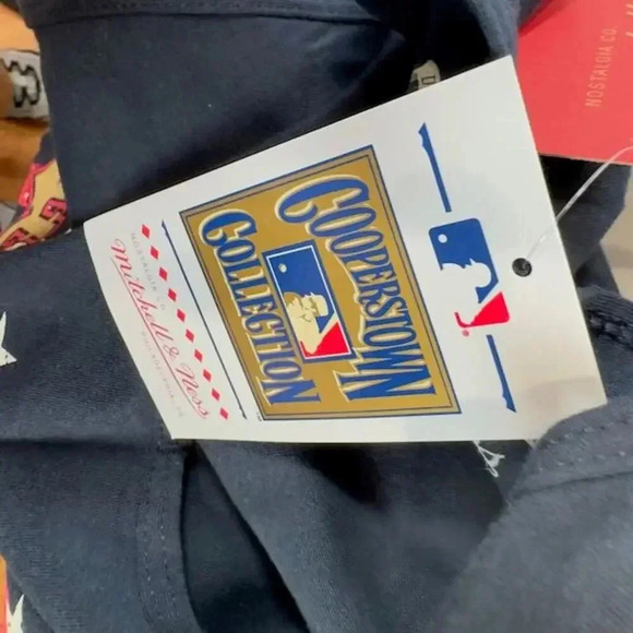 NEW Mitchell & Ness MLB Seattle Mariners Stars Stripe Tank Top Crewneck Navy S - Picture 9 of 9